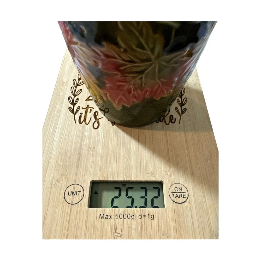 Digital Kitchen Scale Bamboo Top Laser Engraved Funny Food Scale kg/oz/lb/g NEW